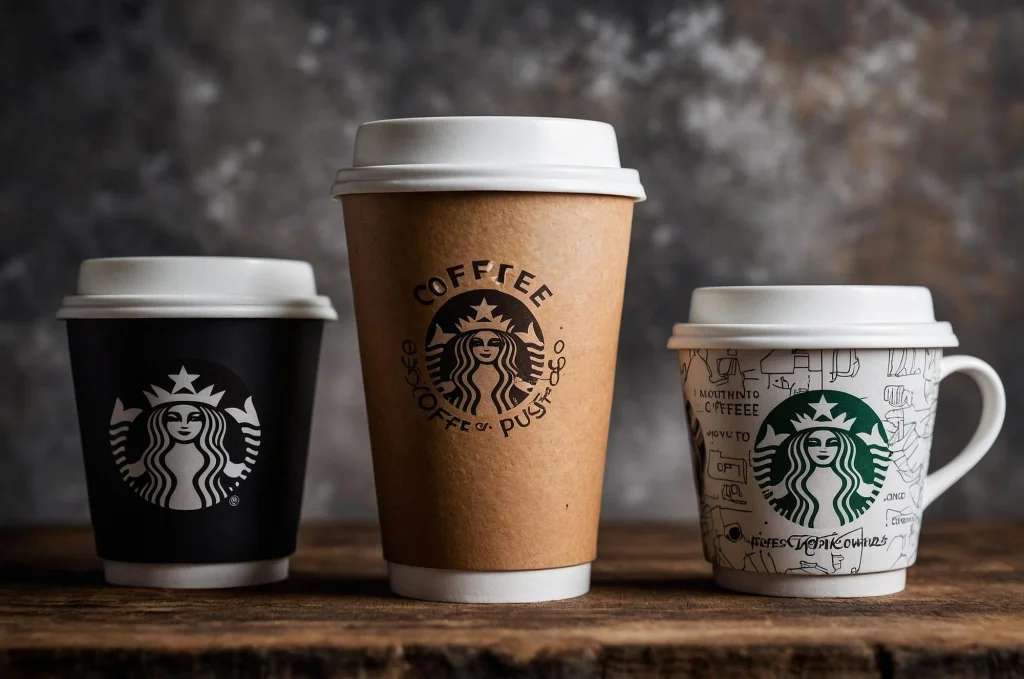 comprar ações da Starbucks, modelos de copos da marca Starbucks