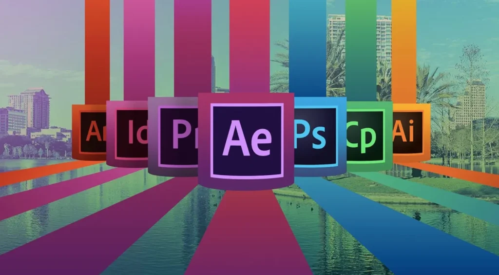 Programas da Adobe, fazendo referência a comprar ações da Adobe.